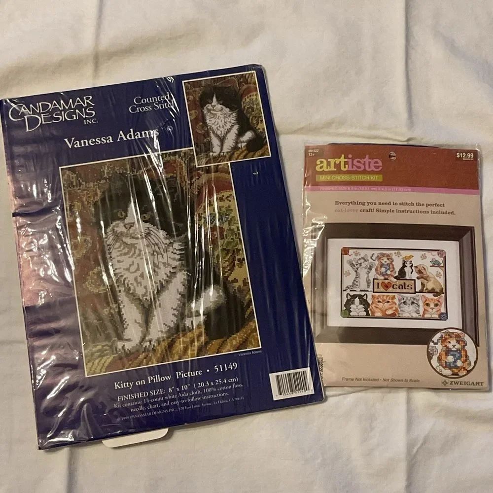 Cross Stitch Cat Kits